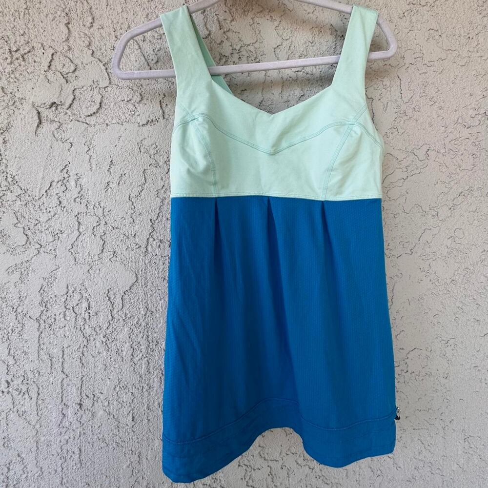 Blue lululemon tank top